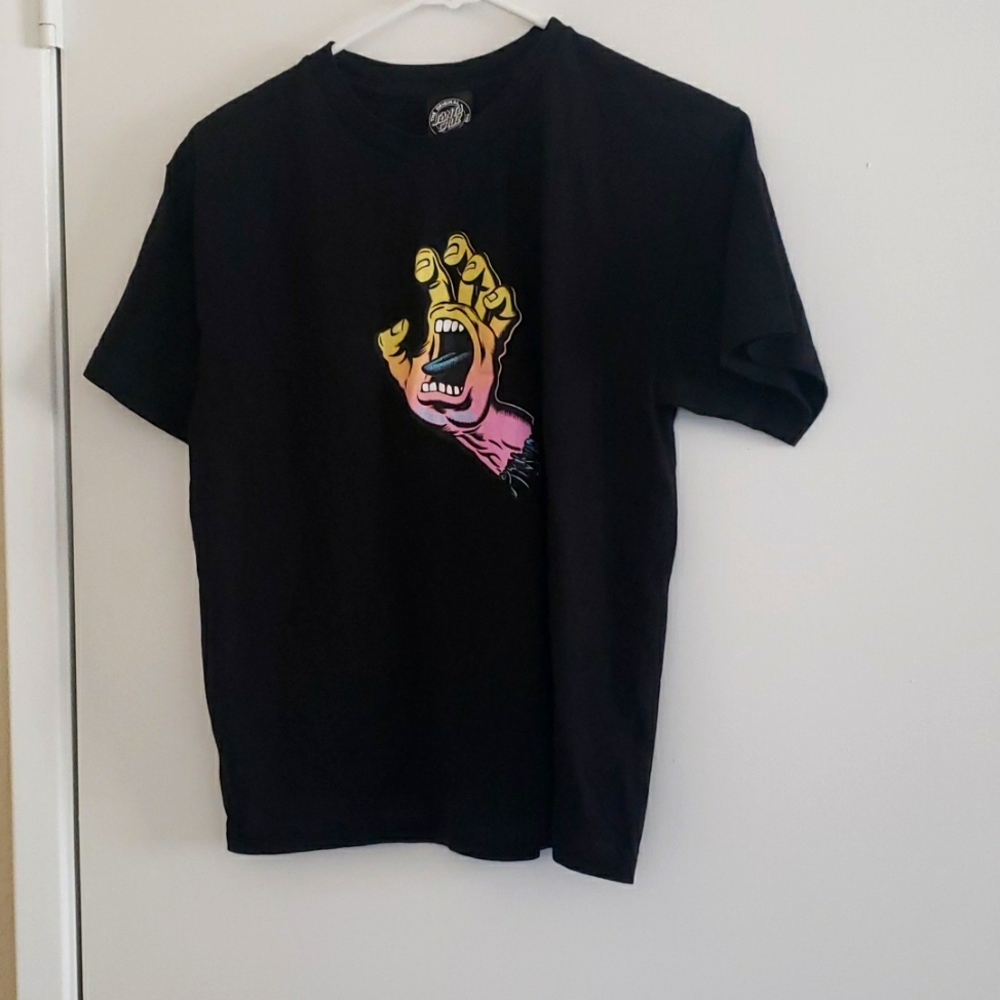 The Original Santa Cruz Skateboarts vintage style hand t-shirt size small